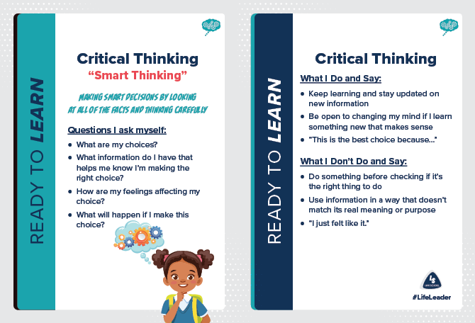 LL Action Card Elementary - Critical Thinking - English